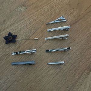 Tie Bars and Lapel Pin